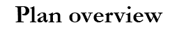 Plan overview